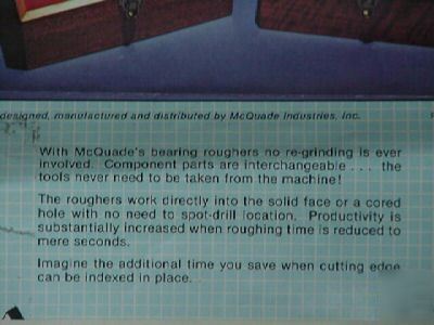 Mcquade bearing roughers set of 5