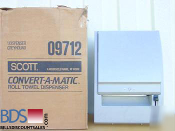 Scott convert-a-matic roll towel dispenser