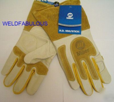 Miller 227825 h.d. mig/ stick gloves small