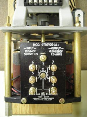New general electric volt- pac transformer