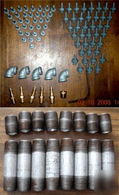 101 john guest air, galvanized, brass, pipe fittings 