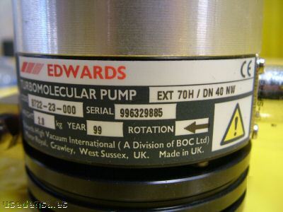 Boc edwards turbopump ext 70H and controller EXC120