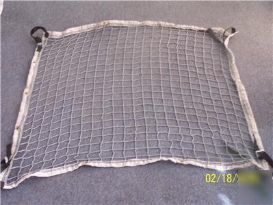 Heavy duty retaining net w/ brass grommet rings 48