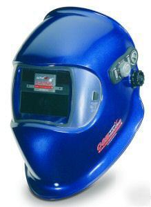 Optrel black-blue-silver- green satellite helmet