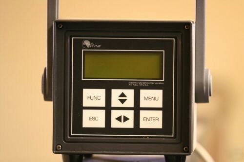 Portable balance & vibration monitor system no renishaw