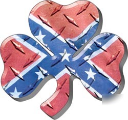 Firefighter shamrock decal reflective 2