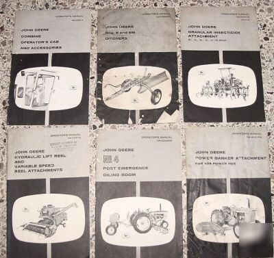 Old john deere nos. 8 & 8M ditchers operator's manual