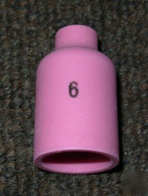 #6 54N16 tig welding gas lens alumina cup nozzle 