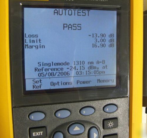 Fluke dsp-4000 cable analyzer CAT5E CAT6 sm mm