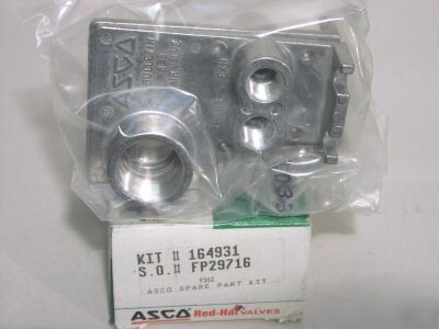 New asco 164931 8318 series end plate kit 164-931 