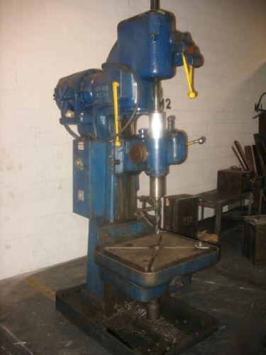 28â€ cincinnati box column heavy duty super service dril