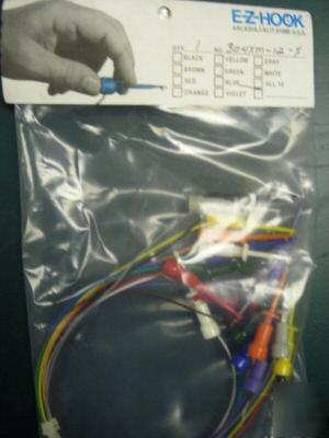 E-z hook micro hook to micro hook jumper test lead
