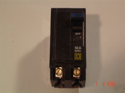 New (2) square d 25AMP double pole qo circuit breaker 