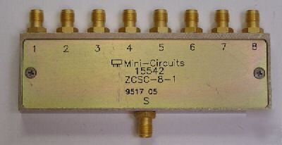 Mini-circuits zcsc-8-1 8-way splitter 2-250 mhz sma