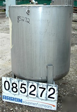 Used: tank, 180 gallon, 304 stainless steel, vertical.