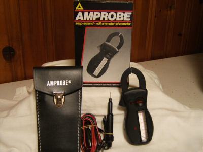 Amprobe ac snap around ammeter / ohmmeter