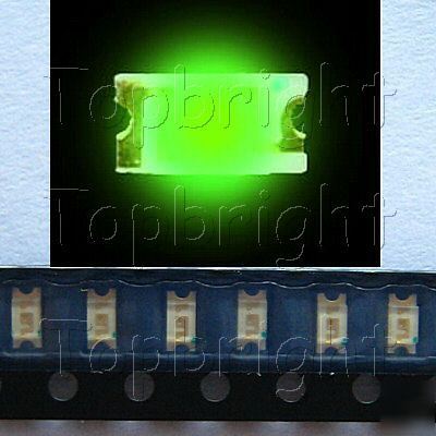 1000 pcsÂ 0603 smt smd 400-450 mcdÂ green led free ship