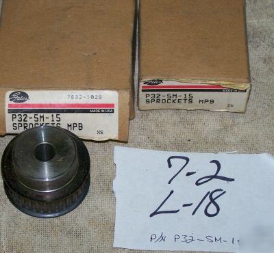 2 gates P32-5M-15 mpb sprocket 