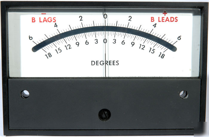 New phase meter panel meter in sealed box