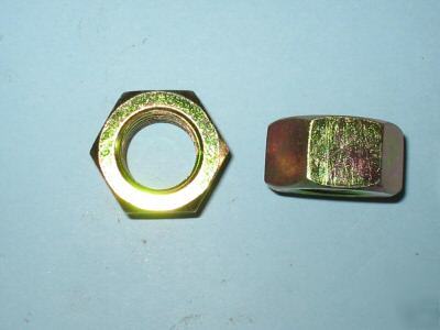 1,000 finish hex nuts size: 3/8-16 grade 8 zinc/yellow