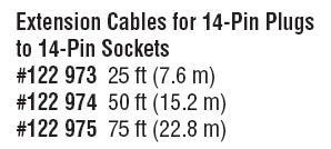 New miller 122973 extension cable 25FT - 
