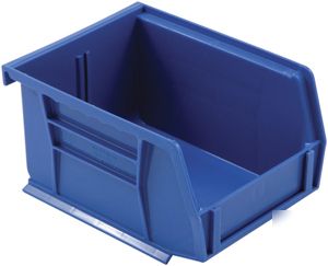 Small plastic storage bin