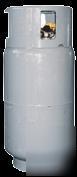 New steel forklift propane tank 33.5# 33.5 horizontal