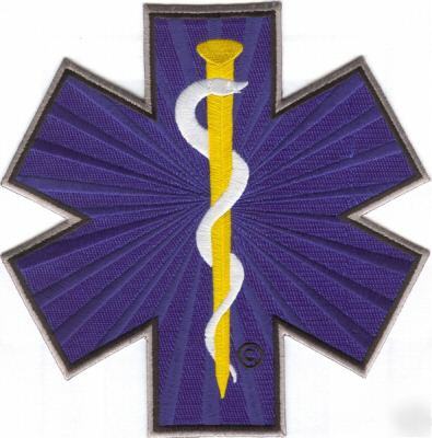 New brand emt/ems star of life breast patch