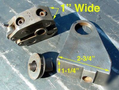 thumbnail image 2 of NOS Impex Tools 3-Way Knurling Tool Holder – For Colchester, South Bend, Atlas Lathes – MPN 1114 2 of 3