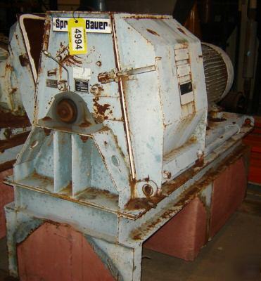 Used: 60 hp sprout bauer hammermill model 22183 (4994)