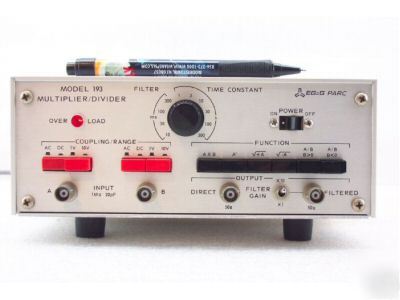 Eg&g parc 193 multiplier divider