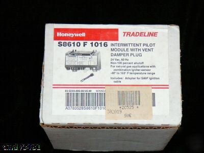 Honeywell intermittent pilot module, S8610 f 1016, 