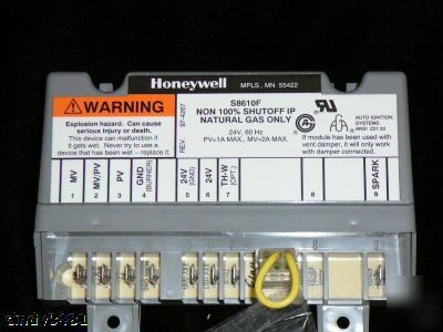 Honeywell intermittent pilot module, S8610 f 1016, 