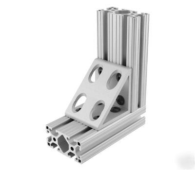 8020 t slot aluminum corner gusset 15 s 4338 n