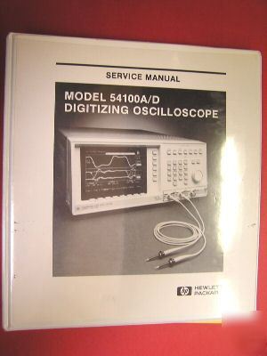 Hp 54100A/d digitizing oscilloscope service manual