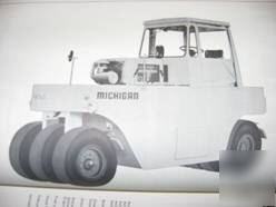 Michigan parts manual RW140 self propelled compactor