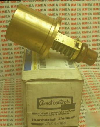 New amot controls thermostat brass element 2433X180 