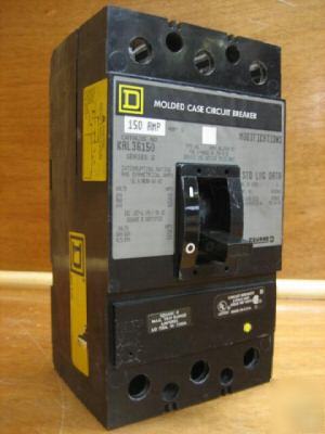 Square d circuit breaker KAL36150 150AMP a 150 amp