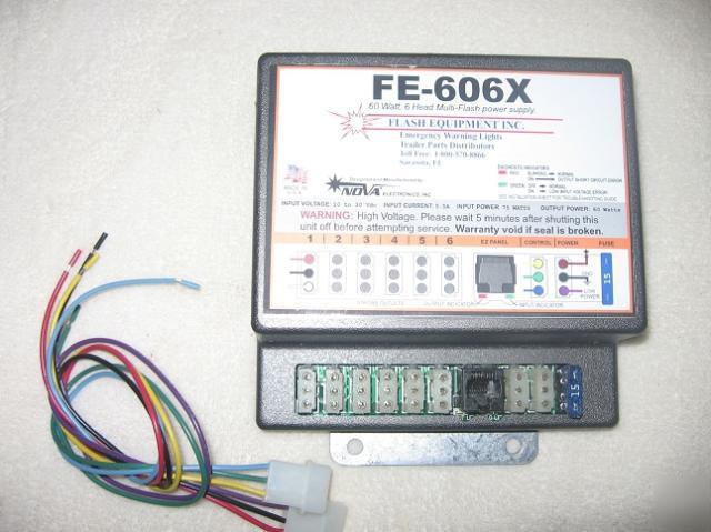 Flash equipment 60 watt 6 head multi flash power supply