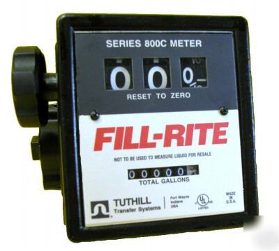 Fill-rite heavy duty 807C flow meter