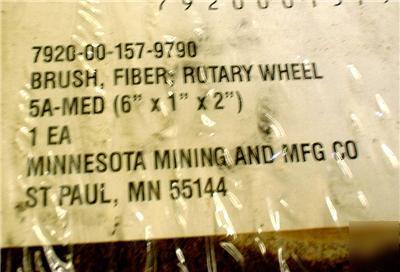 New 3M finishing flap fiber rotary wheel brush 5A - med