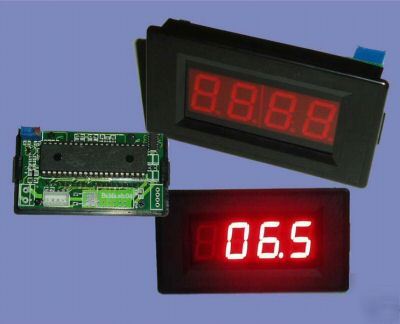 3-1/2 ledÂ dc volt meter 20MV,200MV...500V selectable