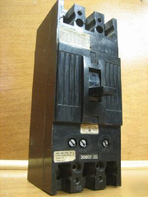 Ge general electric TFK236F000 200 amp a 200A adj. trip