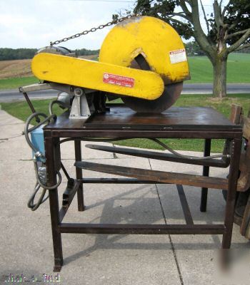 20 hp everett abrasive cut-off saw 20-22 