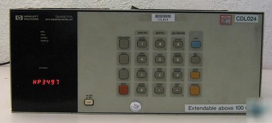 Hp/hewlett packard 3497A data acquisition unit