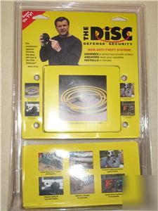 New the disc security anti-theft system 10' cable lock 