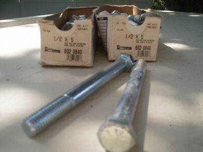 1/2 bolts x 5