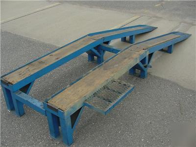 Heavy duty forklift repair ramp - 14' long