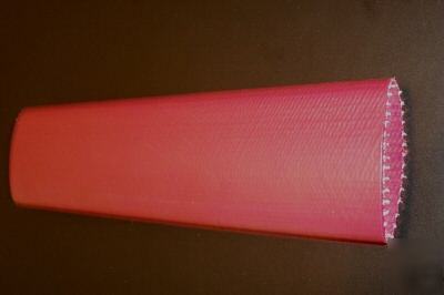 Discharge hose, pvc layflat - 2 in x 75 feet (red)