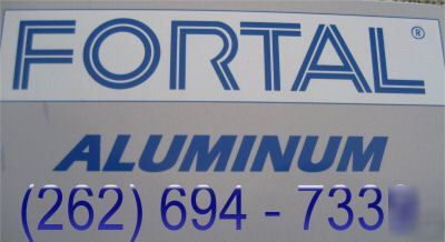 Aluminum fortal plate 1.45 x 2 7/8 x 10 1/8 bar block 